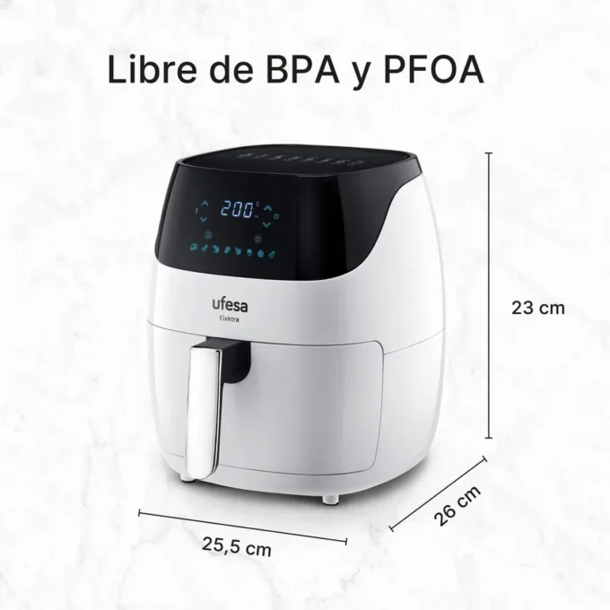 Freidora de aire digital 5L Elektra - Imagen 4